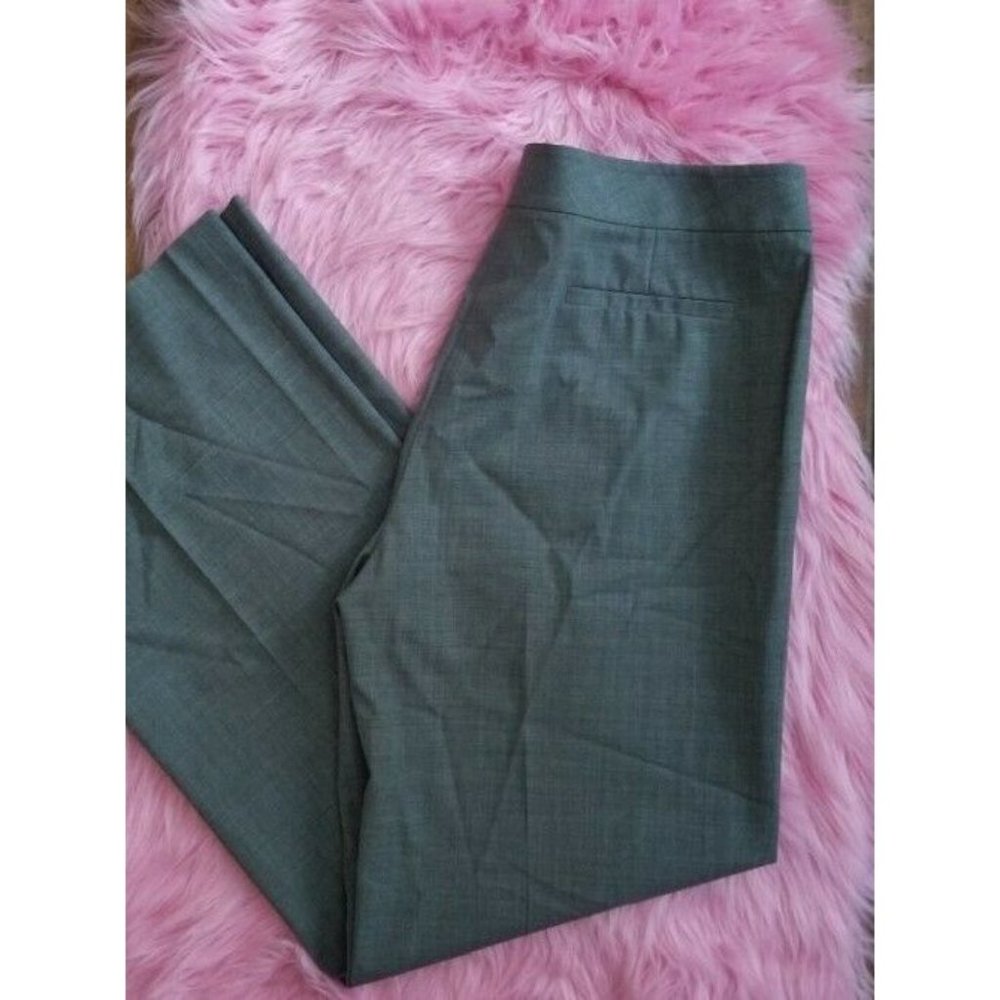 Lafayette 148 Gray Wide Leg Career Pants S 10